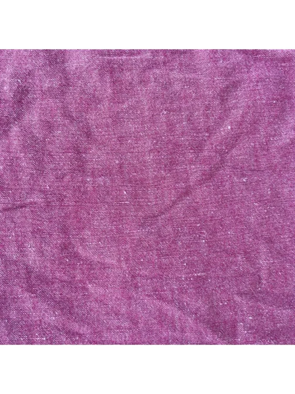 Perry Ellis Short Sleeve Button Down Shirt Linen Cotton Purple Men M Lightweight